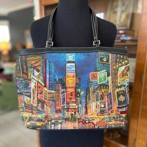 I ❤️ NY! Times Square beaded shoulder bag